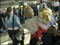 Travel delays at Stansted