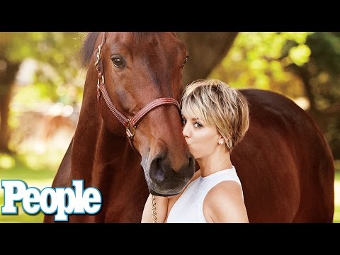 Big Bang Theory's Kaley Cuoco-Sweeting Gets Interviewed By a Horse | PEOPLE's Most Beautiful Issue