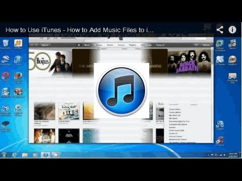 How to Use iTunes - How to Add Music Files to iTunes Library -  Free & Easy