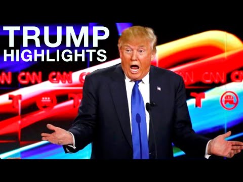 Donald Trump Republican Debate Highlights (Lowlights) 2/25/2016