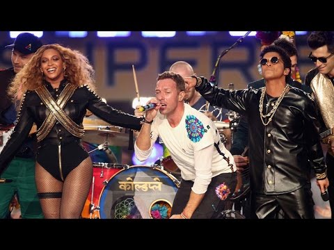 Watch Beyonce Totally Slay (With Chris Martin and Bruno Mars) At the Pepsi Super Bowl Halftime Sh…