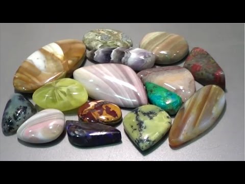 How to Cut and Polish Semi Precious Gemstone - Ribbonstone | Liz Kreate