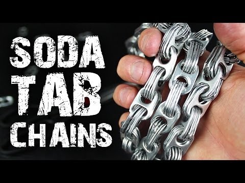 How to make Chains from Soda Can Tabs