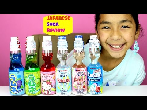 Japanese Pop Ramune Soda Review | 1st Time Candy Review| B2cutecupcakes