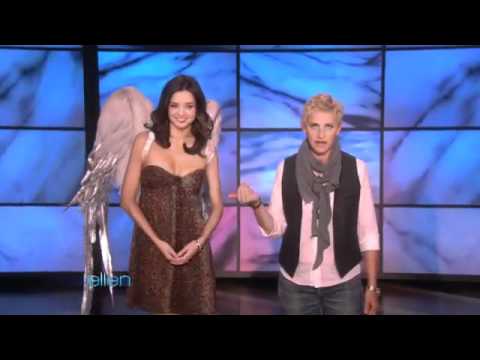 Ellen Teaches Supermodel Miranda Kerr How to be Sexy