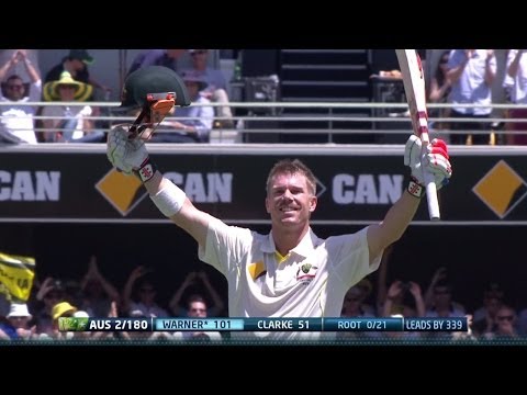 David Warner 124 vs England | 1st Ashes Test 2013-14