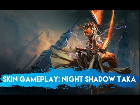 Vainglory Skins - Night Shadow Taka [Limited Edition] Jungle Gameplay [Update 1.15]