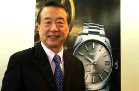 Seiko chief operating officer Hirohiko Umemoto in Sydney in March for the opening of Seiko's first Australian boutique.