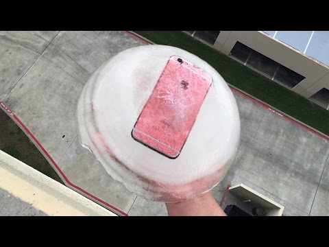 Can Ice Block Protect iPhone 6s from 100 FT Extreme Drop Test?