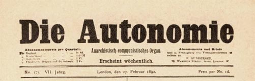 journal allemand die autonomie