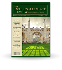 Spring 2012 Intercollegiate Review Cover