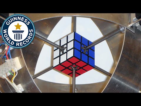 Fastest robot to solve a Rubik's Cube - Guinness World Records