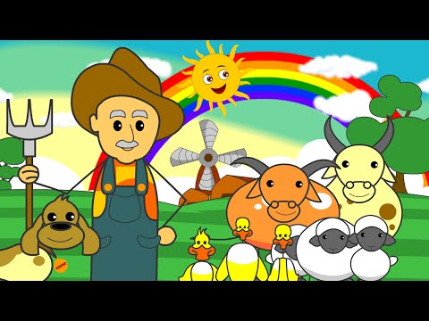 Old MacDonald had a Farm | Nursery Rhymes | 12 Minutes Compilation from Kidscamp