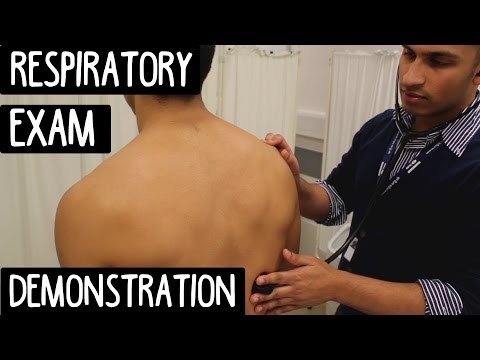 Respiratory Examination - OSCE Exam Demonstration