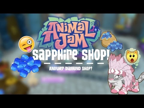 ANIMAL JAM SAPPHIRE SHOP! (ANOTHER DIAMOND SHOP!?)