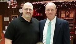 Steve Smith with congressional candidate Matt Connolly