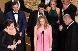 Cast and crew of ''Spotlight'' at the  Academy Awards. The movie has reinvigorated interest in journalism as a career.