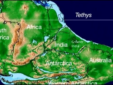 Plate Tectonic Evolution of India: Scotese Animation