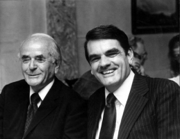 Albert Speer - David Irving 1981.jpg