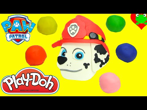 Paw Patrol Pup Squirters Play Doh Surprise Marshall Guess the Shopkins