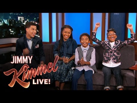 Kids of "Black-ish” visit "Jimmy Kimmel Live!"