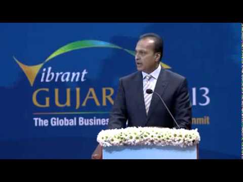 Anil Ambani Speech during Inauguration of Vibrant Gujarat Summit 2013