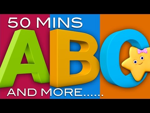 ABC Song | ABC Songs and More Nursery Rhymes! | 51 Minutes! | 3D Animations in HD from LittleBabyBum