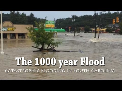 1000 year Flood - South Carolina continues to be hit with catastrophic flooding