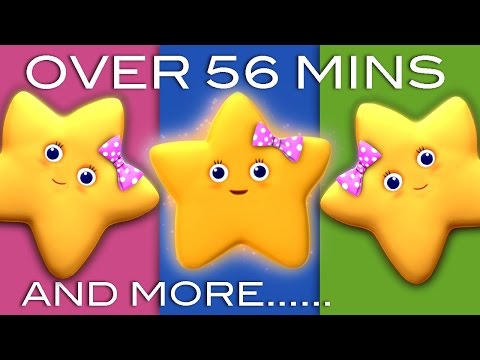 Twinkle Twinkle Little Star | Plus Lots More Children's Rhymes | 56 Minutes Compilation!