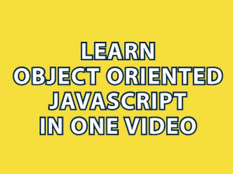 Object Oriented JavaScript