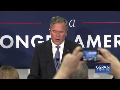 Jeb Bush Suspends Campaign - FULL SPEECH (C-SPAN)