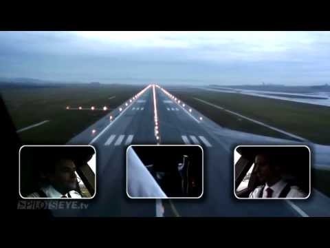 [HD Cockpit] AUSTRIAN BOEING 777-200 LANDING AT VIENNA [LOWW]