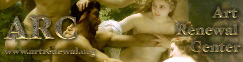 Nymphs and Satyr, by William Bouguereau (Detail)