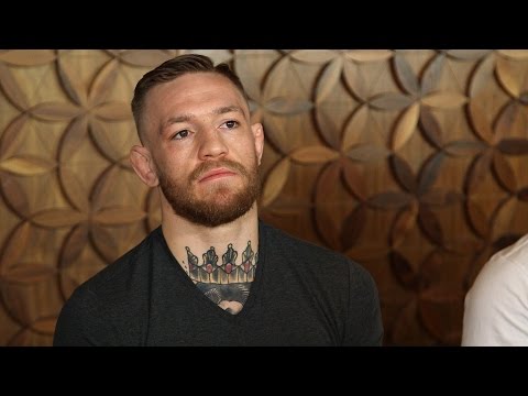 UFC 194: Conor McGregor Media Lunch Scrum