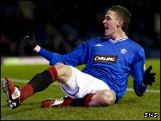 Rangers forward Kyle Lafferty