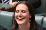 Assistant Treasurer Kelly O'Dwyer with Deputy Prime Minister Barnaby Joyce and Minister Julie Bishop during question ...