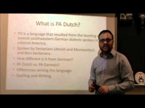 PA Dutch 101: Video 1 - An Introduction.m4v