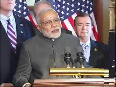 PM Modi with Speaker John Boehner & Members of the House of Representatives of United States