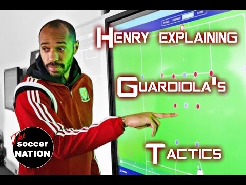 Thierry Henry explaining Pep Guardiola's coaching