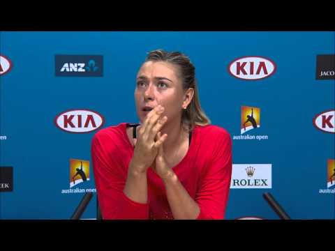 Maria Sharapova press conference (QF) | Australian Open 2016