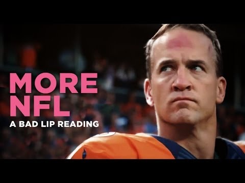 "MORE NFL" — A Bad Lip Reading of The NFL