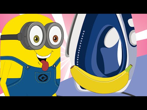 Minions Banana iron Funny Cartoon ~ Minions Mini Movies 2016 [HD] 1080p