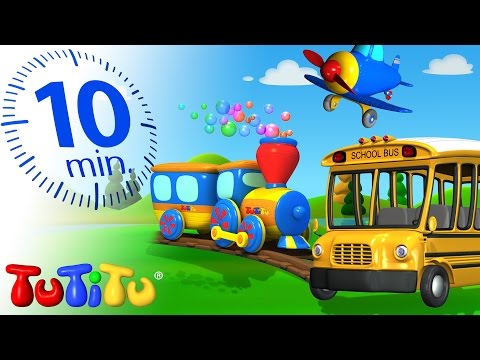 TuTiTu Specials | Transportation Toys for Children | School Bus, Train and More!