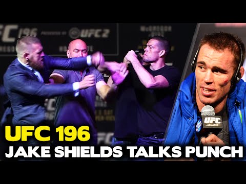 UFC 196: Jake Shields talks "Punch Incident" between Nate Diaz & Conor McGregor