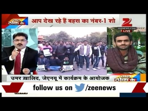 MUST WATCH!! Anti India event organiser of JNU ripped apart by Zee News Anchor Rohit Sardana !!