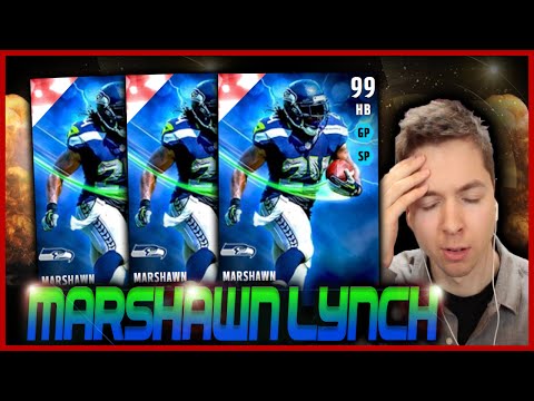 99 OVERALL MARSHAWN LYNCH DEBUT! MADDEN 16 ULTIMATE TEAM