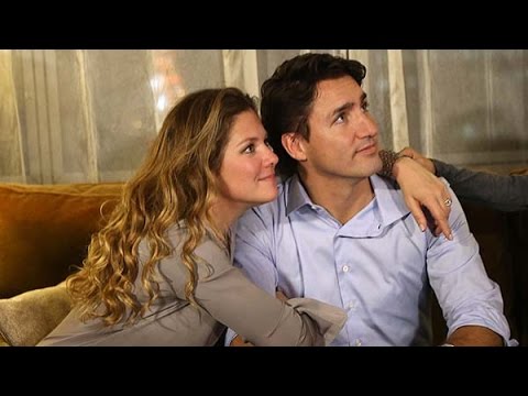 Justin Trudeau watches election results