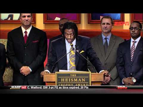 2011 Official Heisman Trophy Presentation - Robert Griffin III of Baylor