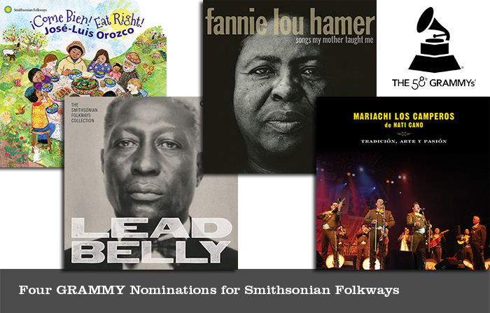 Four GRAMMY Nominations for Smithsonian Folkways