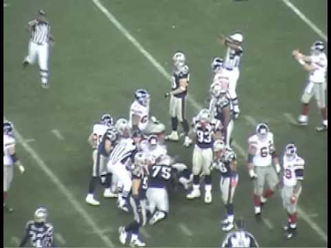 Super Bowl XLII, NY Giants vs New England Patriots Eli Manning Pass To Plaxico Burress